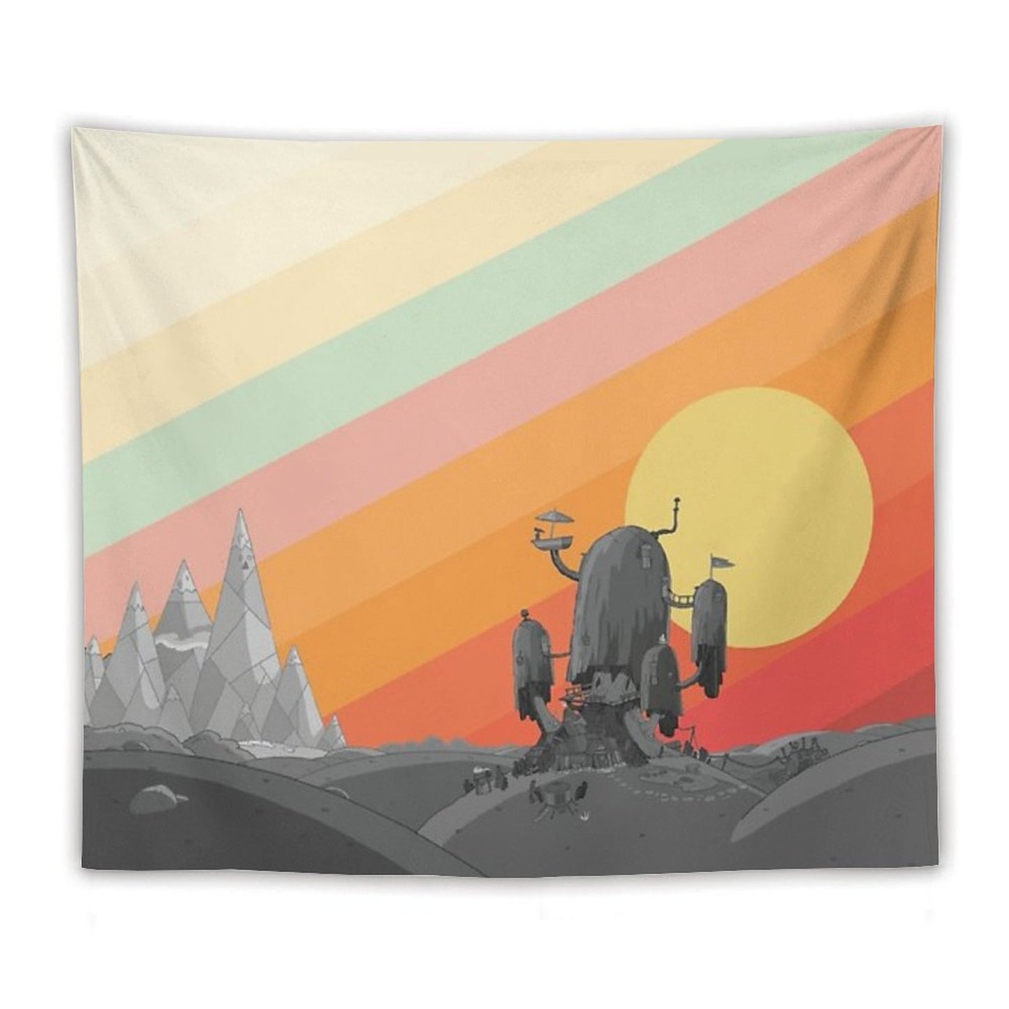 Land Of Ooo (Adventure Time) Tapestry