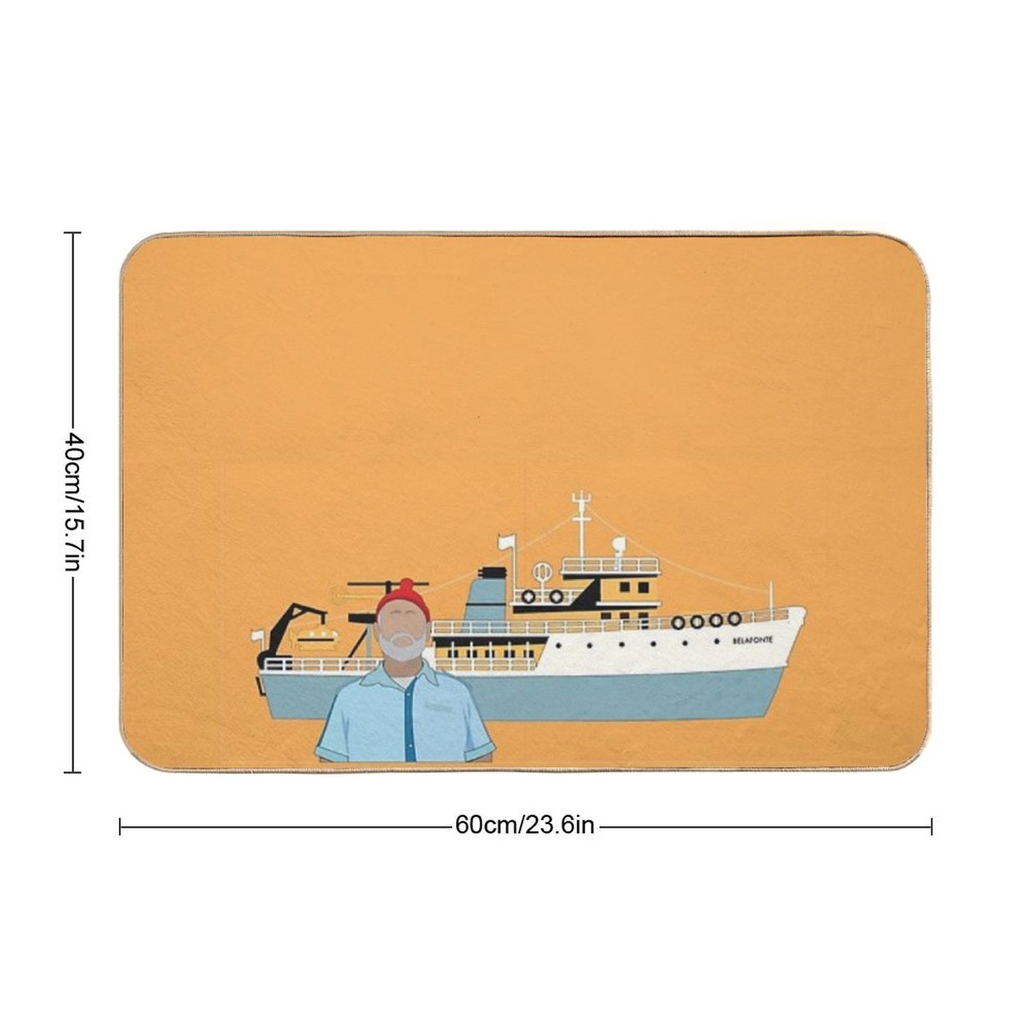 STEVE ZISSOU AND THE BELAFONTE Bath Mat