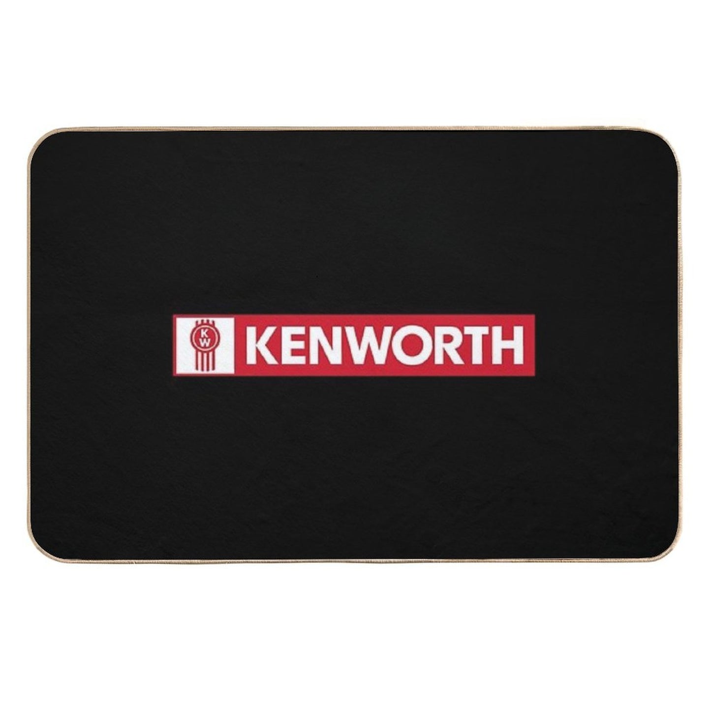 Kenworth Logo Truck Company Toxin-Free Bath Mat