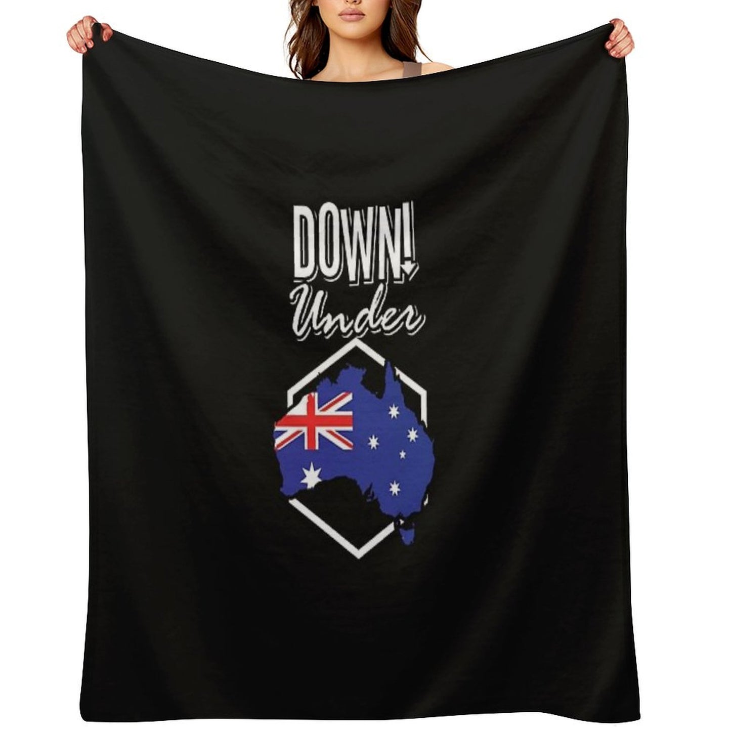 Down Under! Throw Blanket