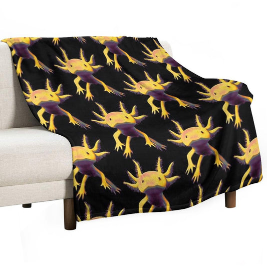 Axolotl Throw Blanket
