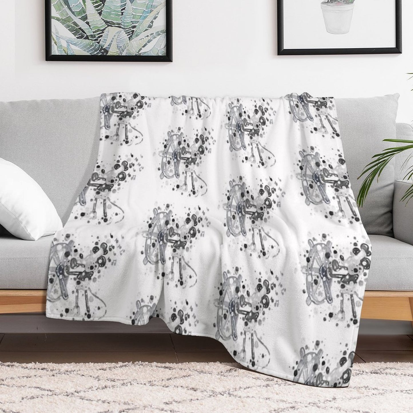 Steamboat Mickey Throw Blanket