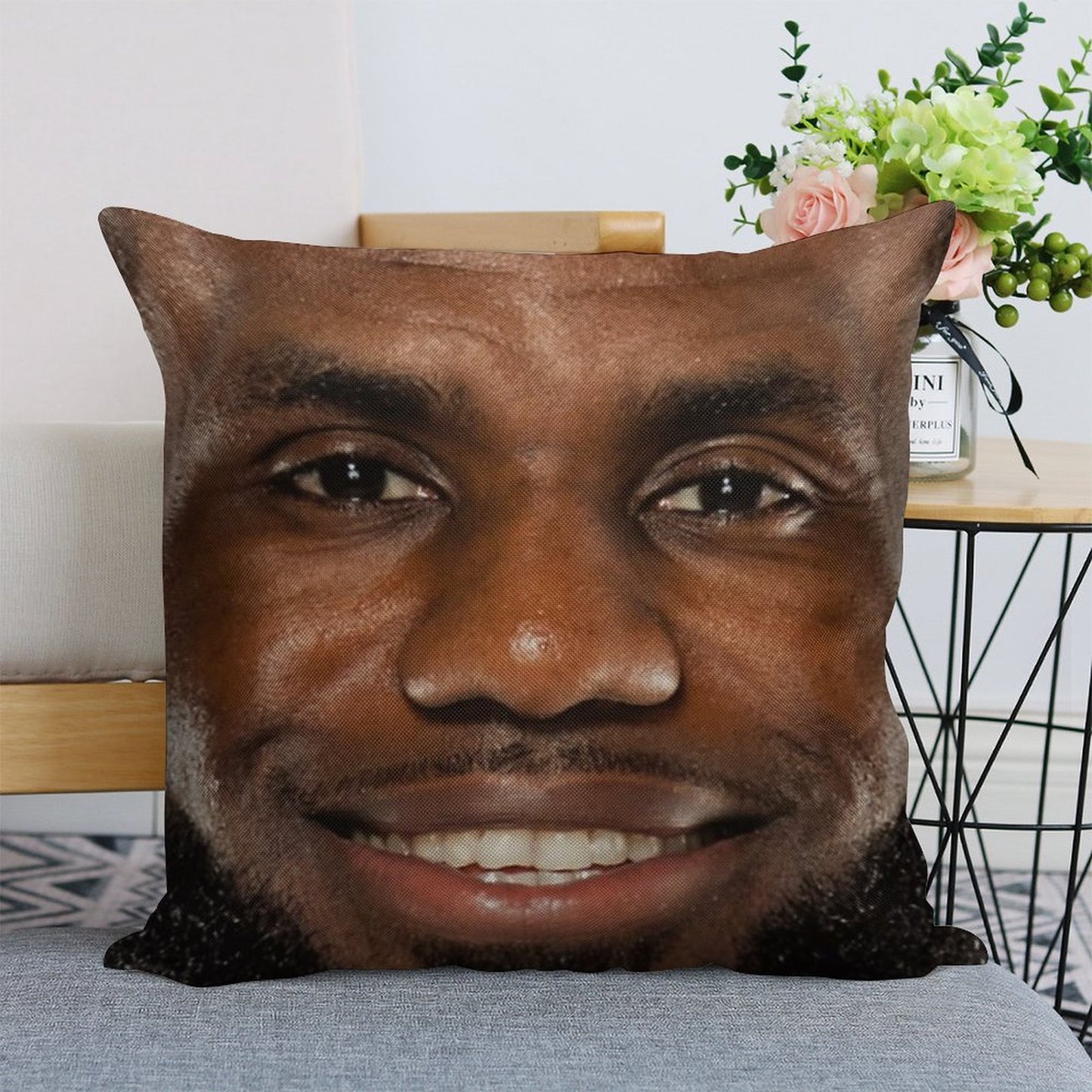 King James Lebron Linen Throw Pillow Cover