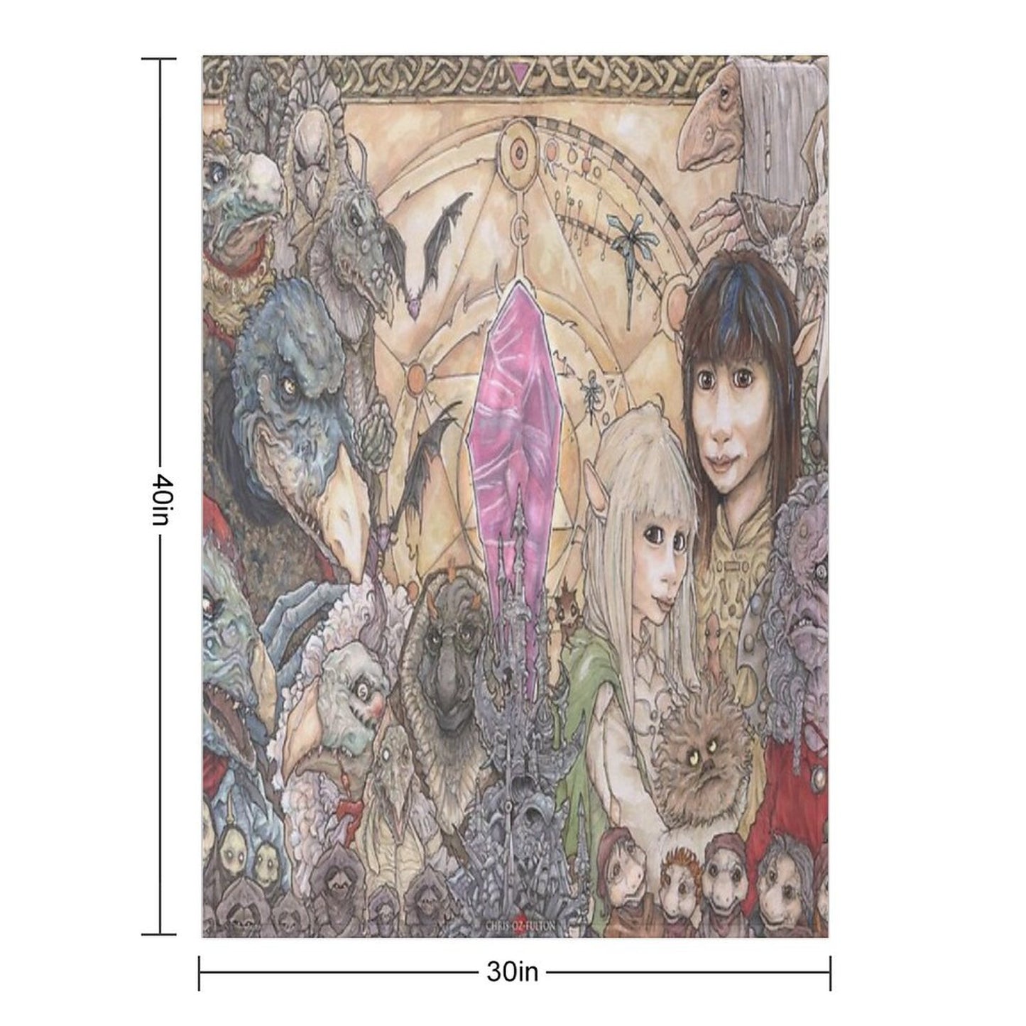 The Dark Crystal Throw Blanket