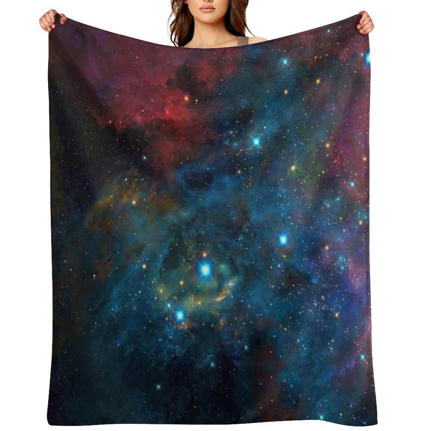 Galaxy Design Throw Blanket