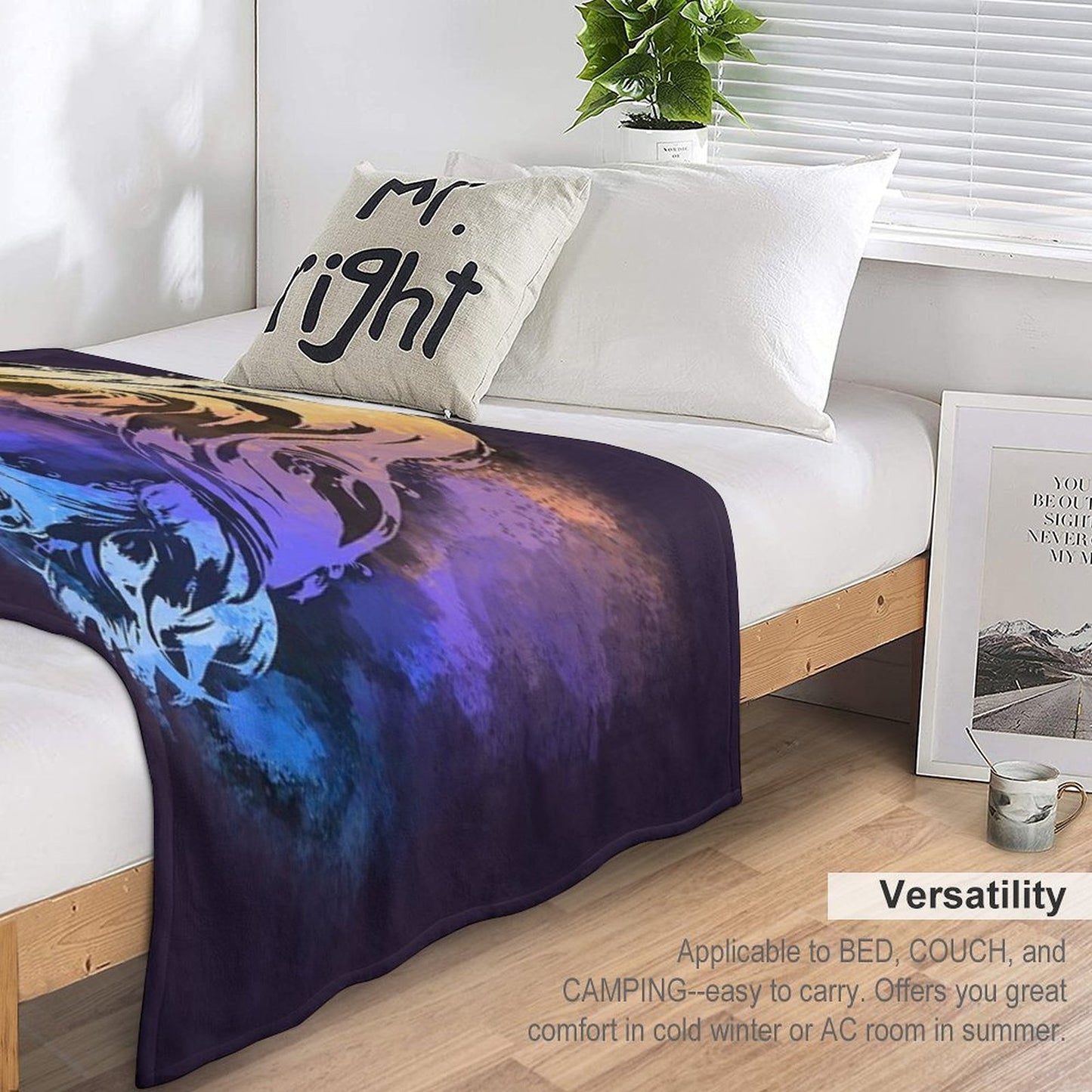 Final Fantasy X Logo Throw Blanket