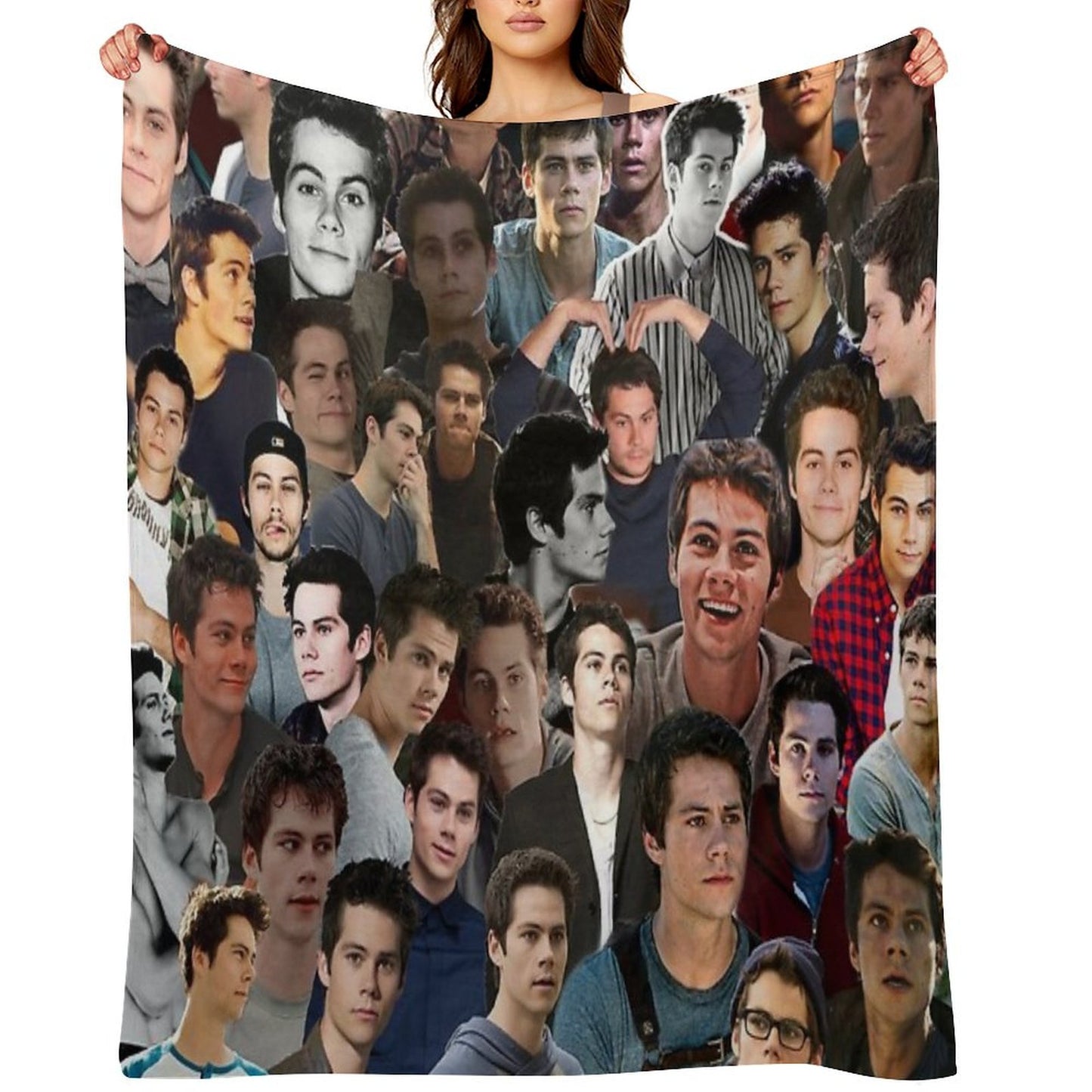 Dylan O'brien Collage Throw Blanket