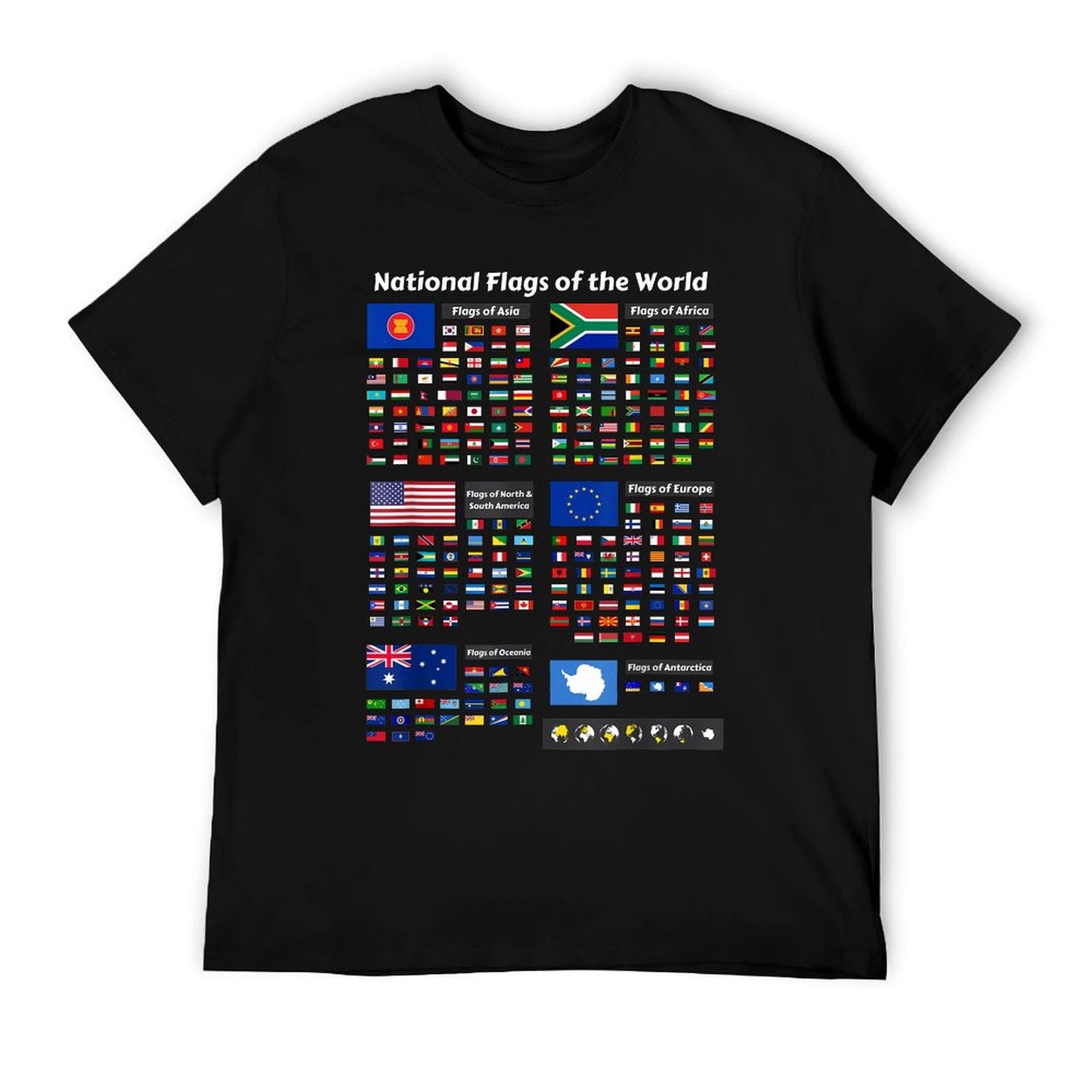 Flags of The Countries of The World International Gift T-Shirt