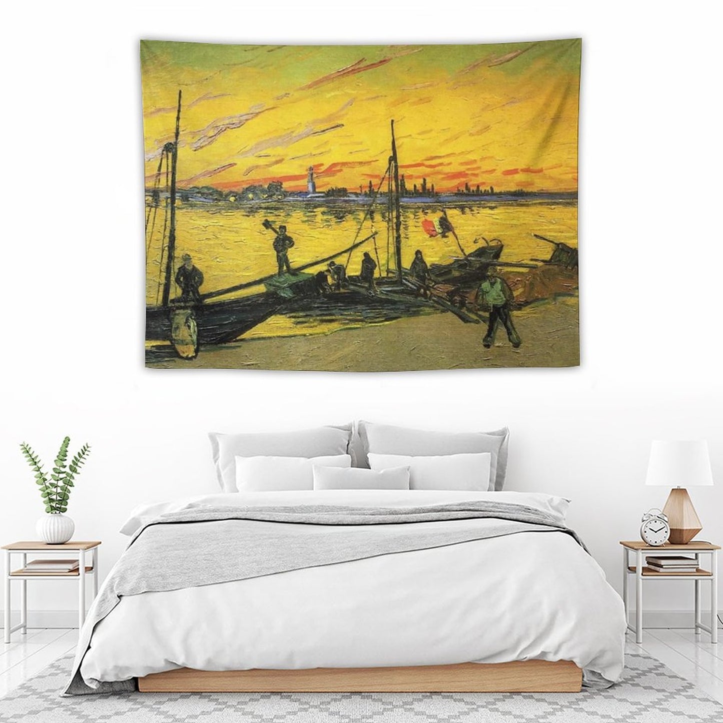 Van Gogh’s Barges (Stevedores) Tapestry