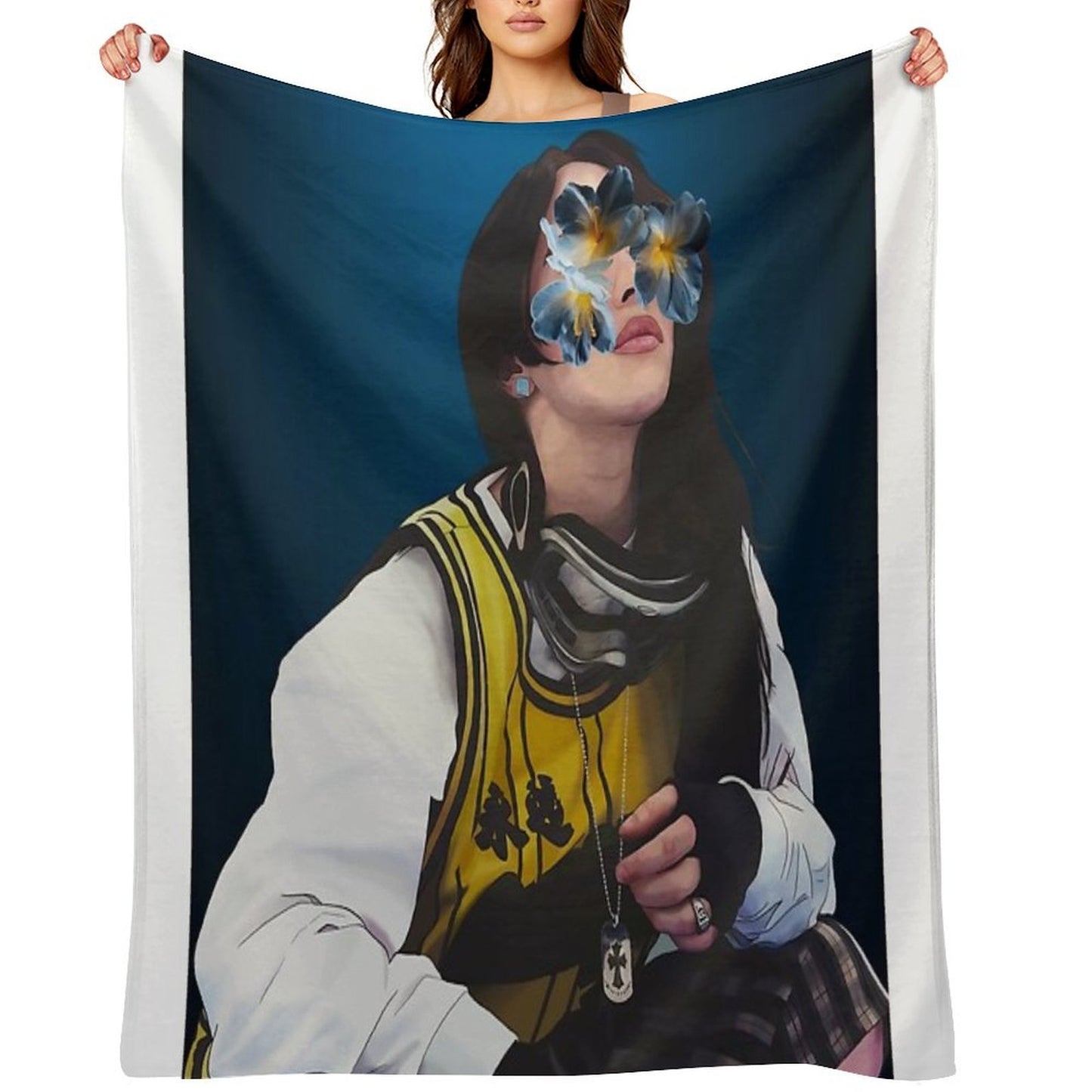 Spotlight on Billie Eilish Throw Blanket