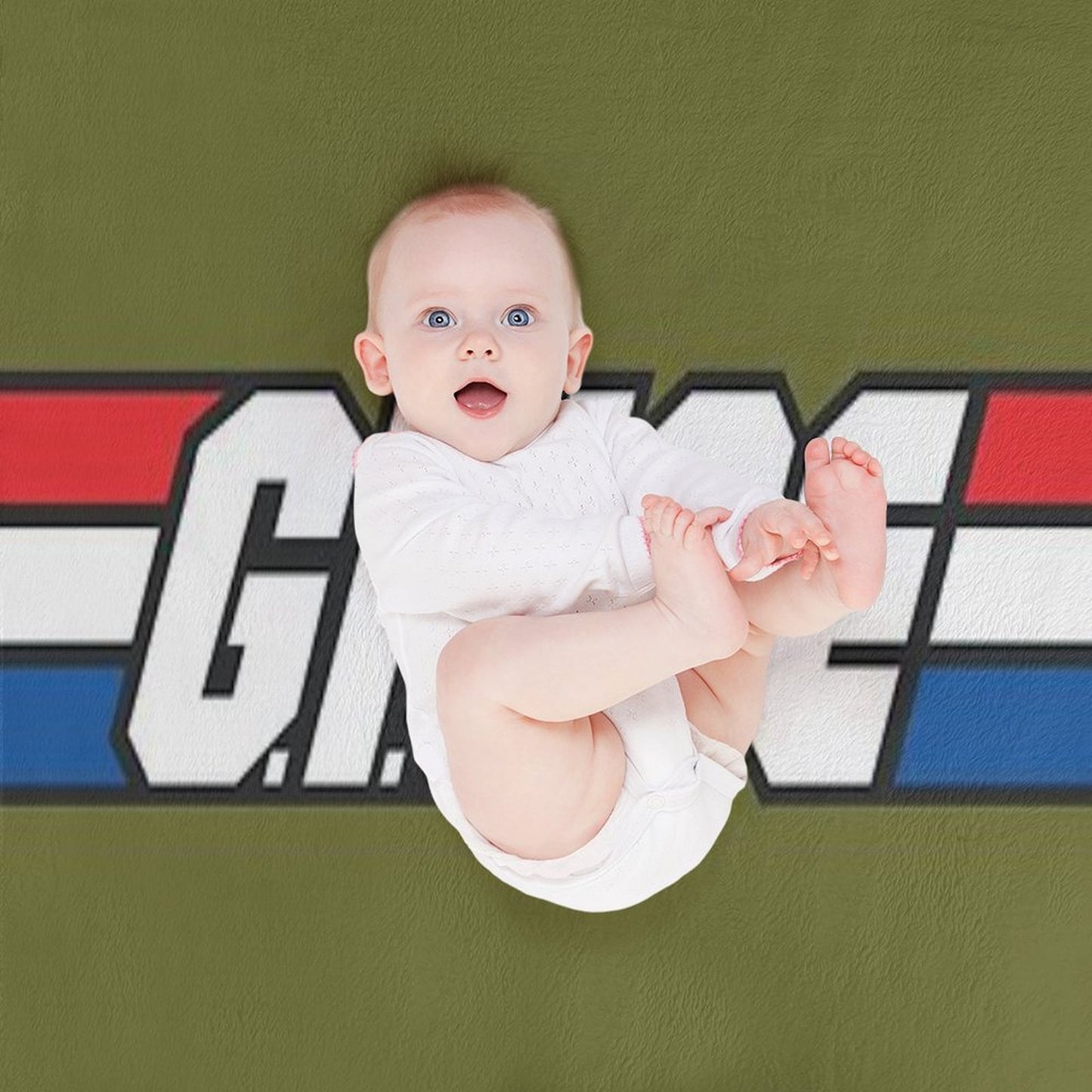 Gi Joe Logo Artwork Throw Blanket