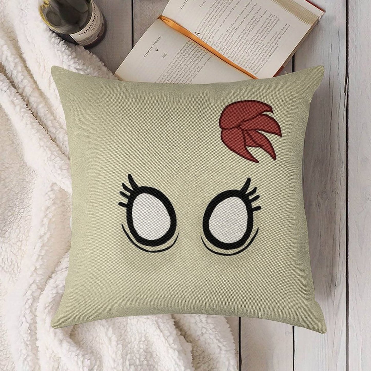 Don't Starve - Abigail Linen Throw Pillow Cover