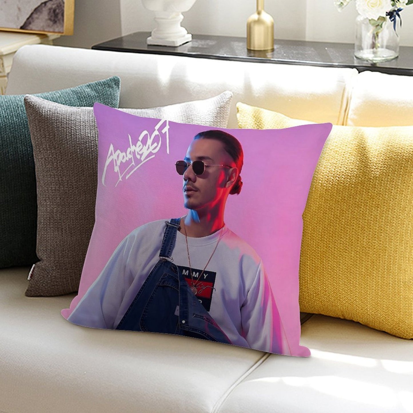Apache Soft High-Density Material Throw Pillow