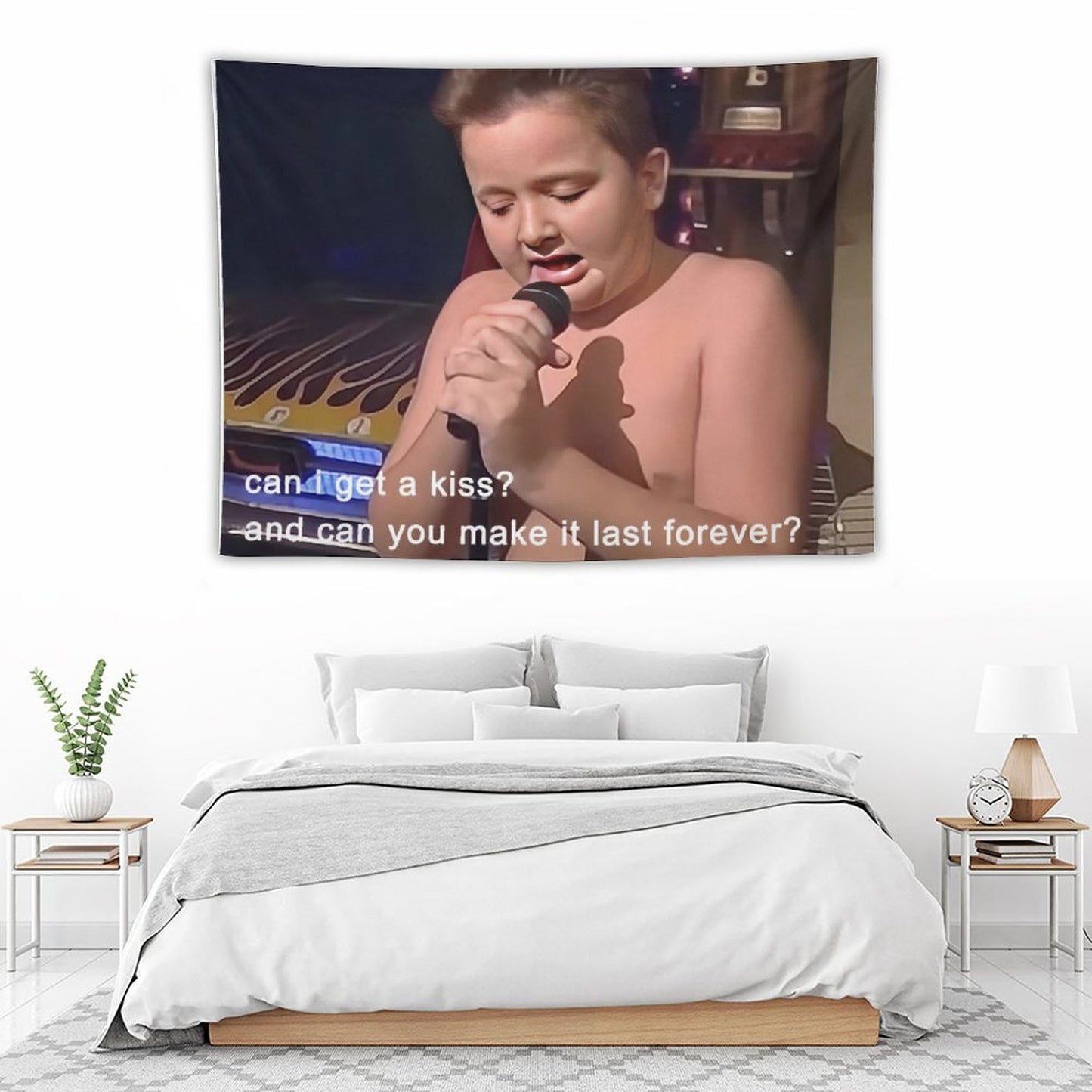 Can I Get A Kiss Gibby Tapestry