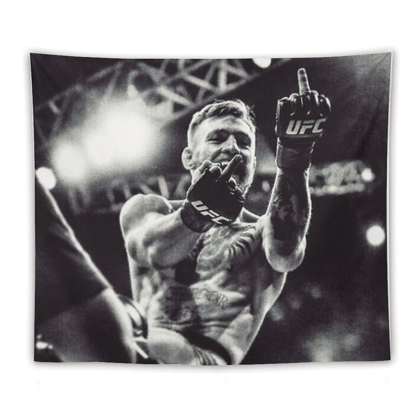 Conor McGregor Middle Finger - Notorious Tapestry