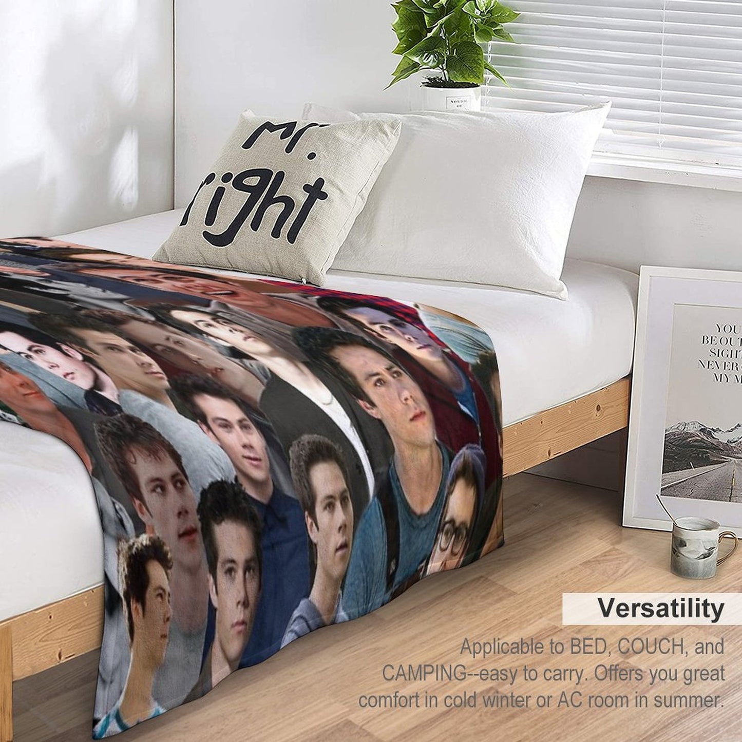 Dylan O'brien Collage Throw Blanket