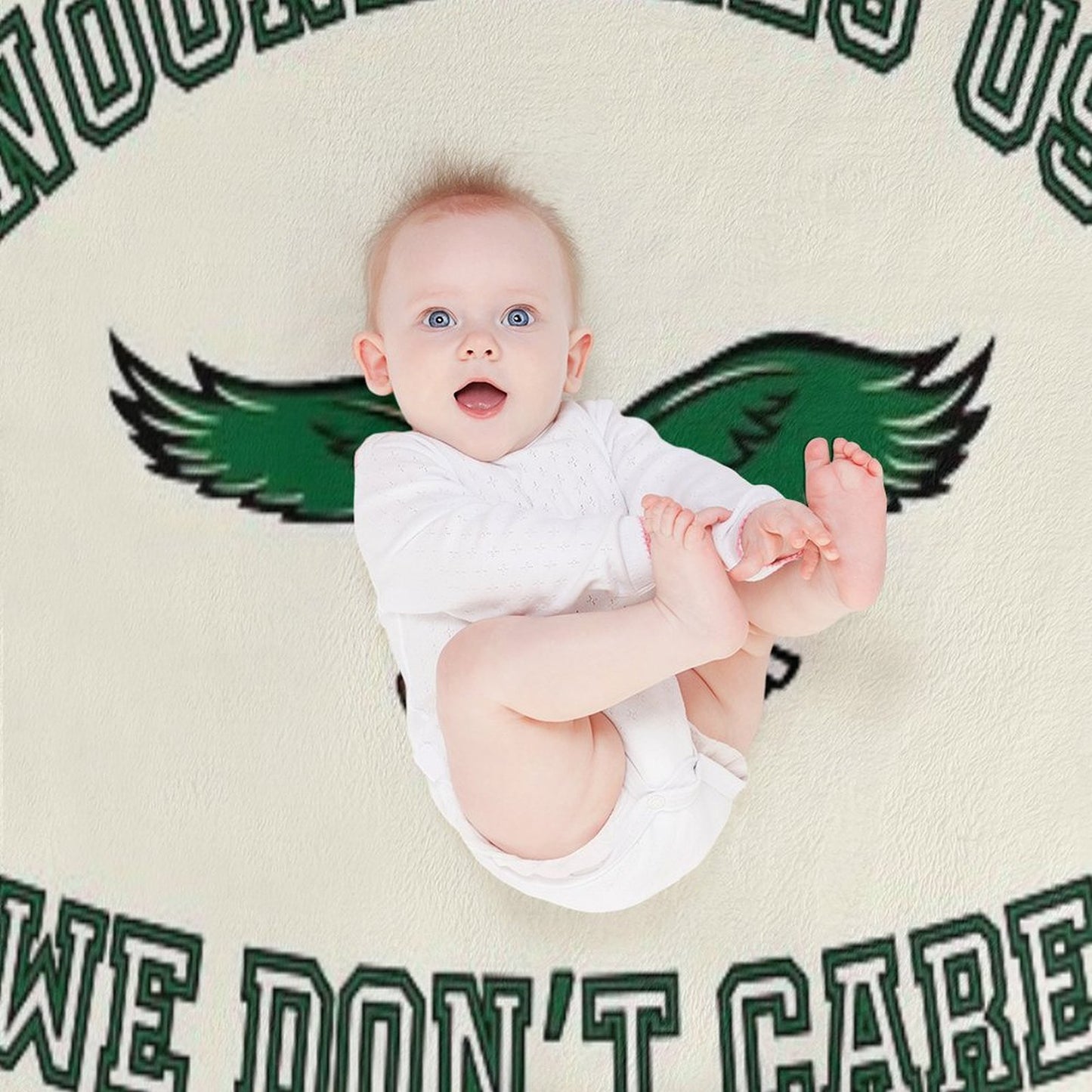 Philadelphia Eagles Noone Likes Us We Don't Care Throw Blanket