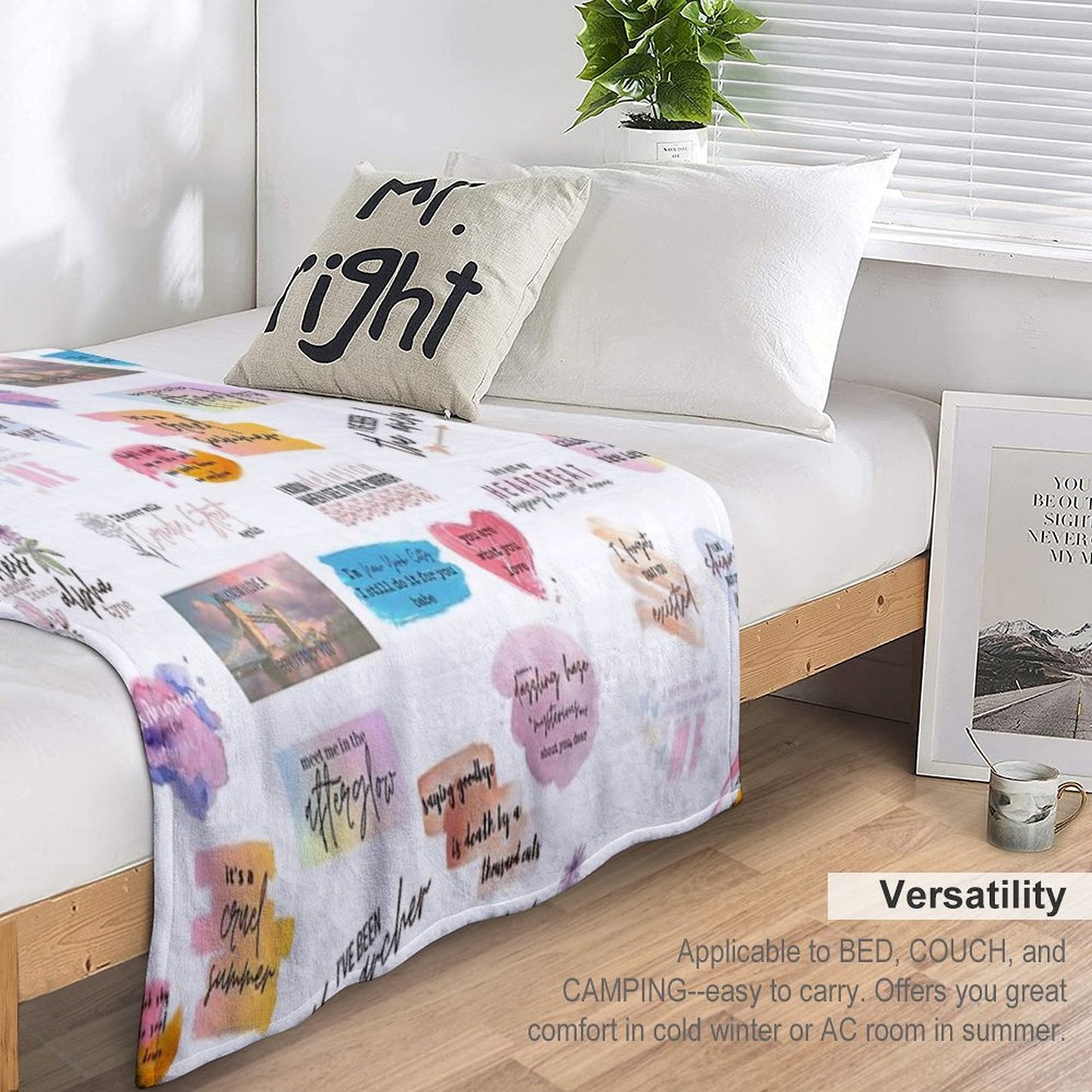 Lover Collage Throw Blanket