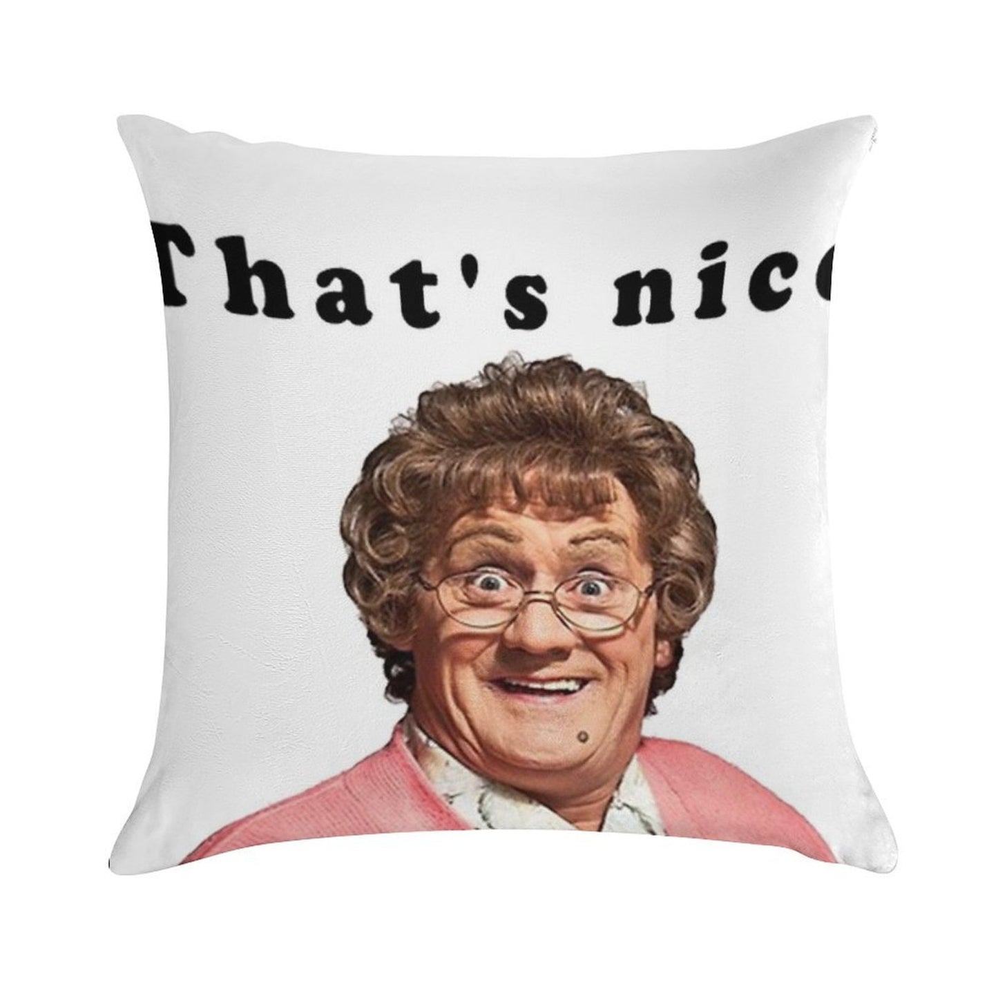 That's  Nice Soft Durable Construction Throw Pillow