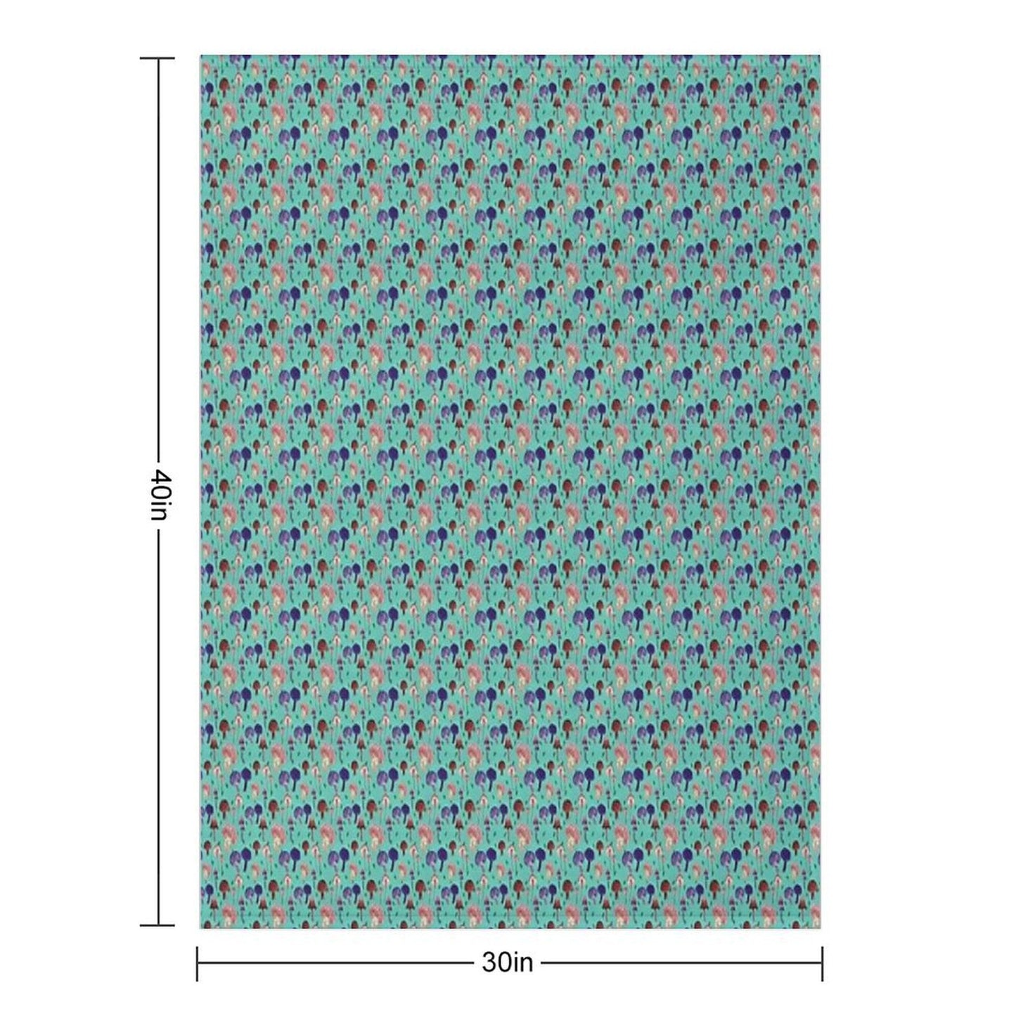 Fungus Schmungus Throw Blanket