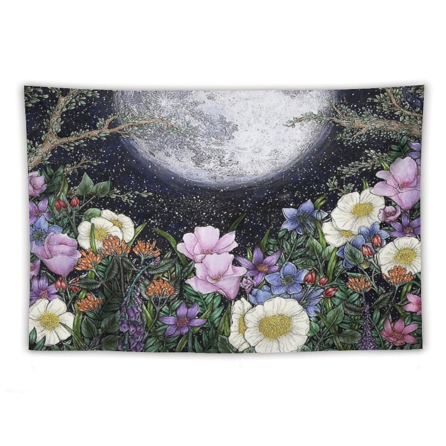Midnight in The Garden II Tapestry