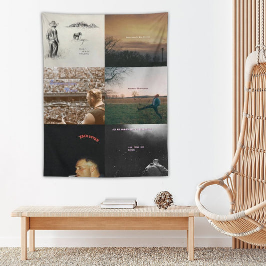 Zach Singer Bryan 6 Ablum Collections Cover Tapestry