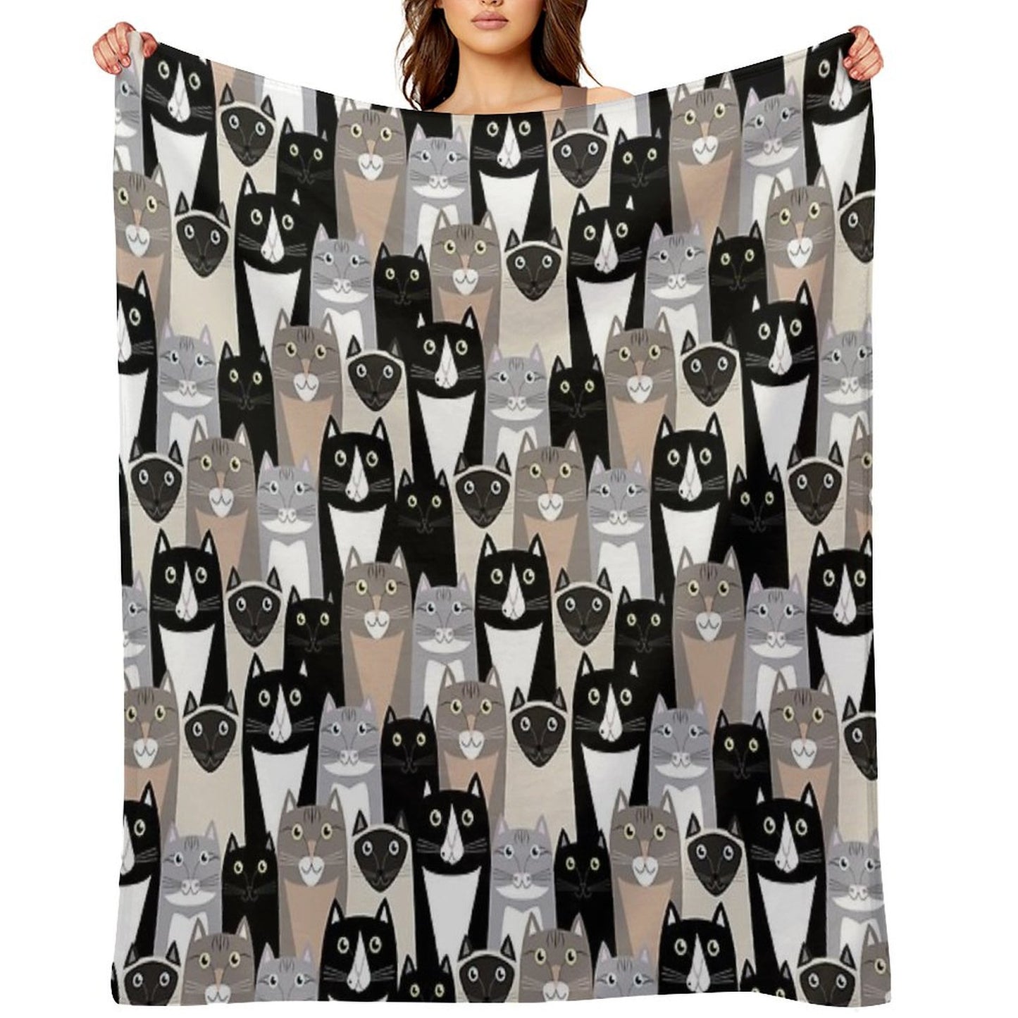 Cats #1 Throw Blanket