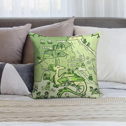 The Hoard Soft Luxury Feel Throw Pillow