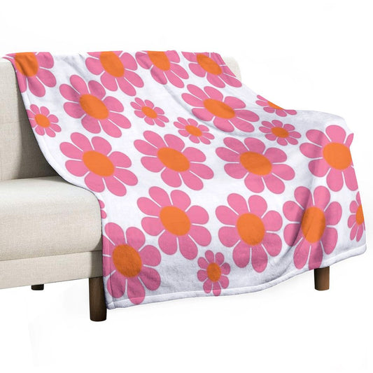 Koryn's Custom Flower Pattern 1 Throw Blanket