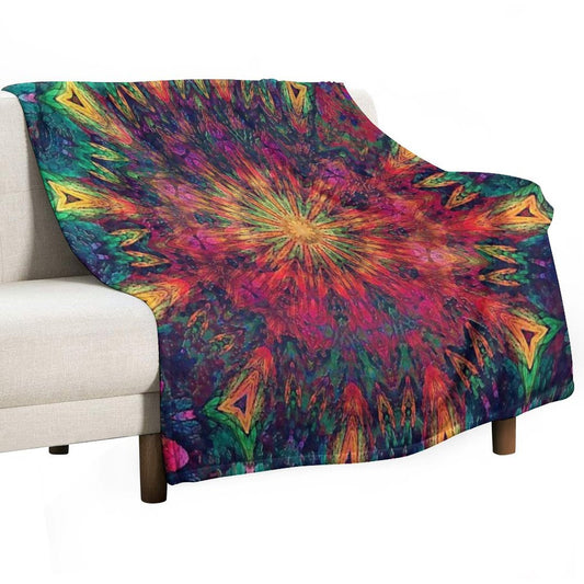 Mandala Love Throw Blanket