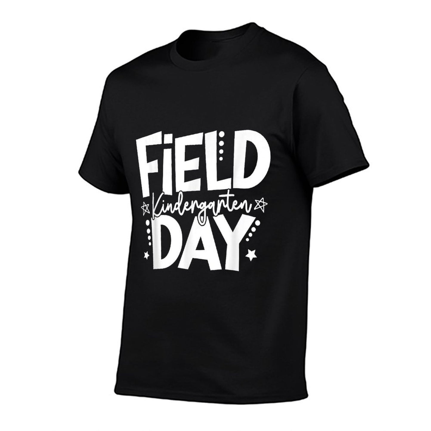 Kindergarten Field Day 2025 Let The Games Begin Kids Teacher Ribbed Collar T-Shirt