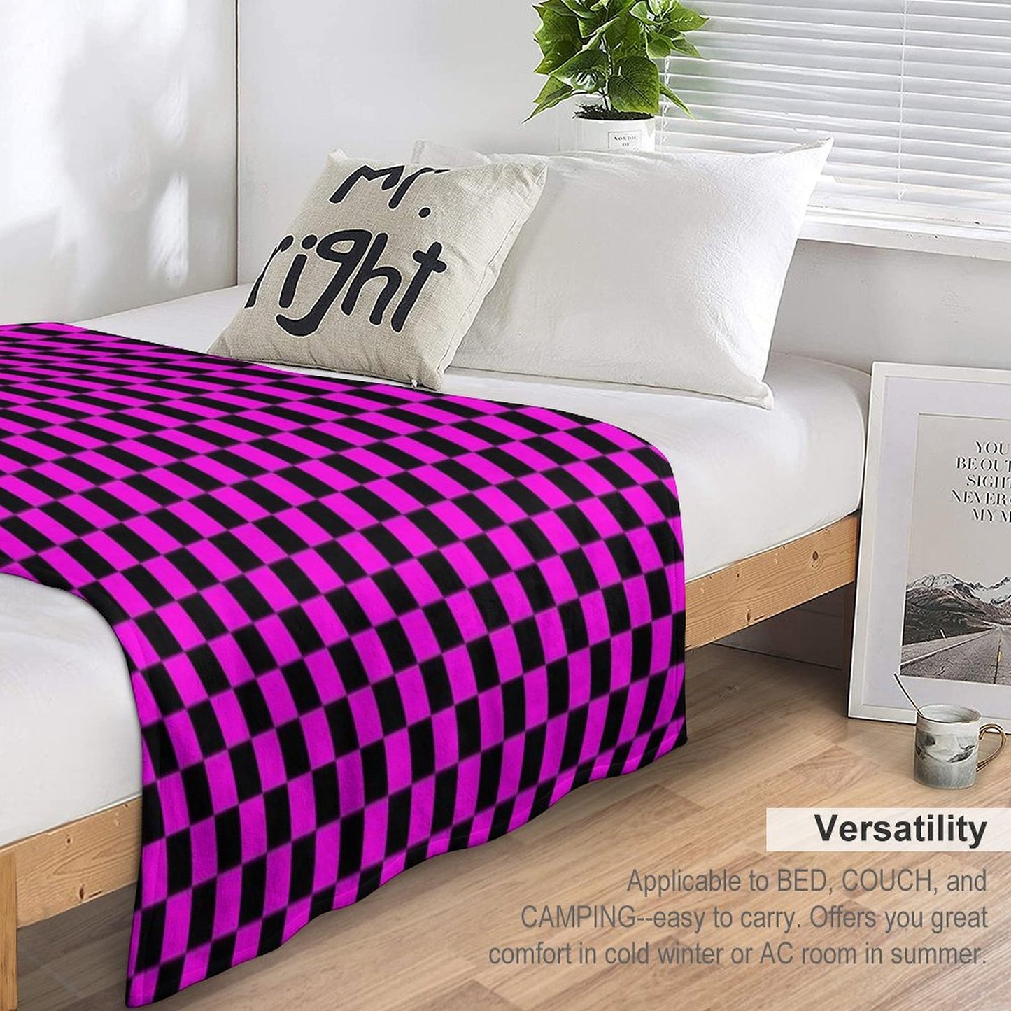 Garry's Mod Missing Textures Pattern (High Quality) Throw Blanket