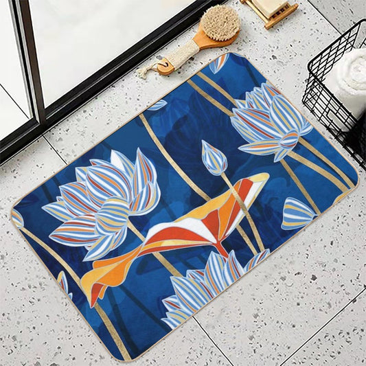 Bold Botanical Bath Mat