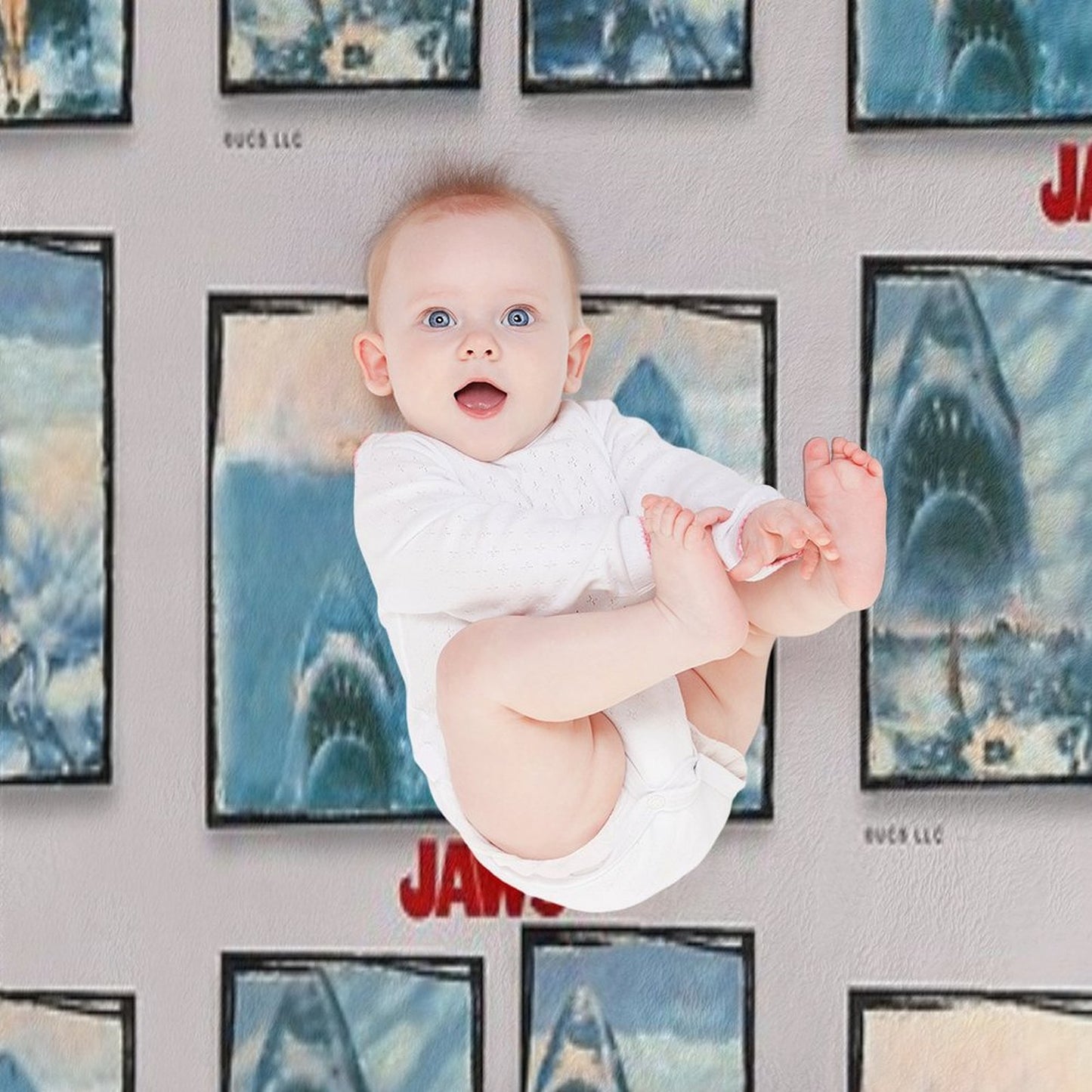 The Jaws Moments Throw Blanket