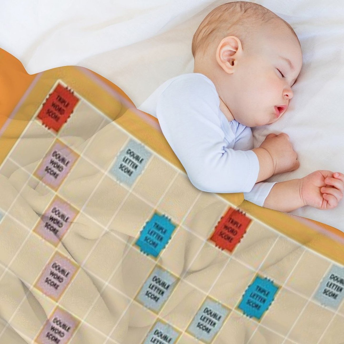 Scrabble Throw Blanket