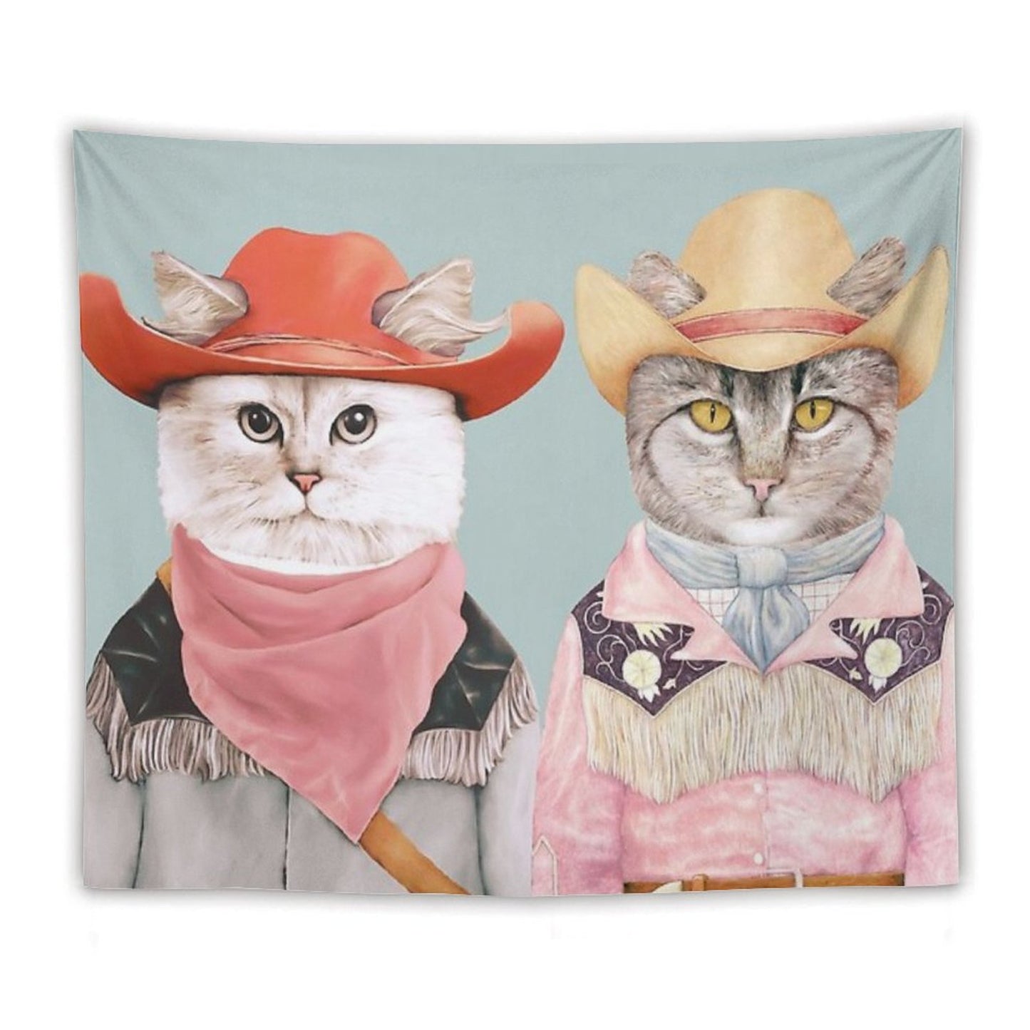 Cowboy Cats Tapestry