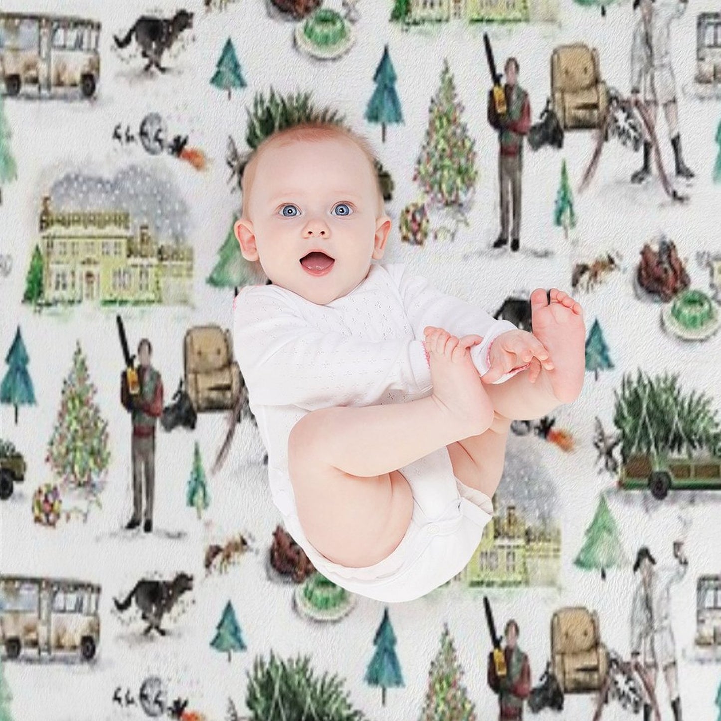 Lampoons Christmas Throw Blanket