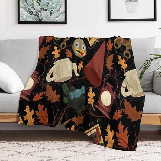 Over The Garden Wall Pattern Throw Blanket