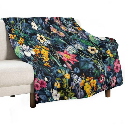 Exotic Garden Throw Blanket