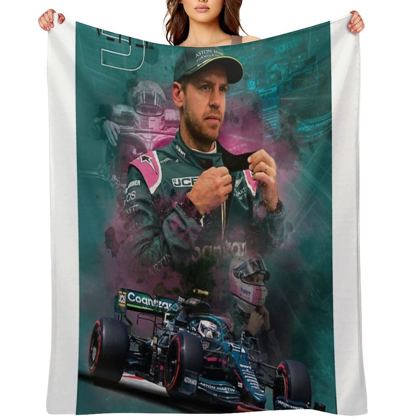 Sebastian Vettel Throw Blanket