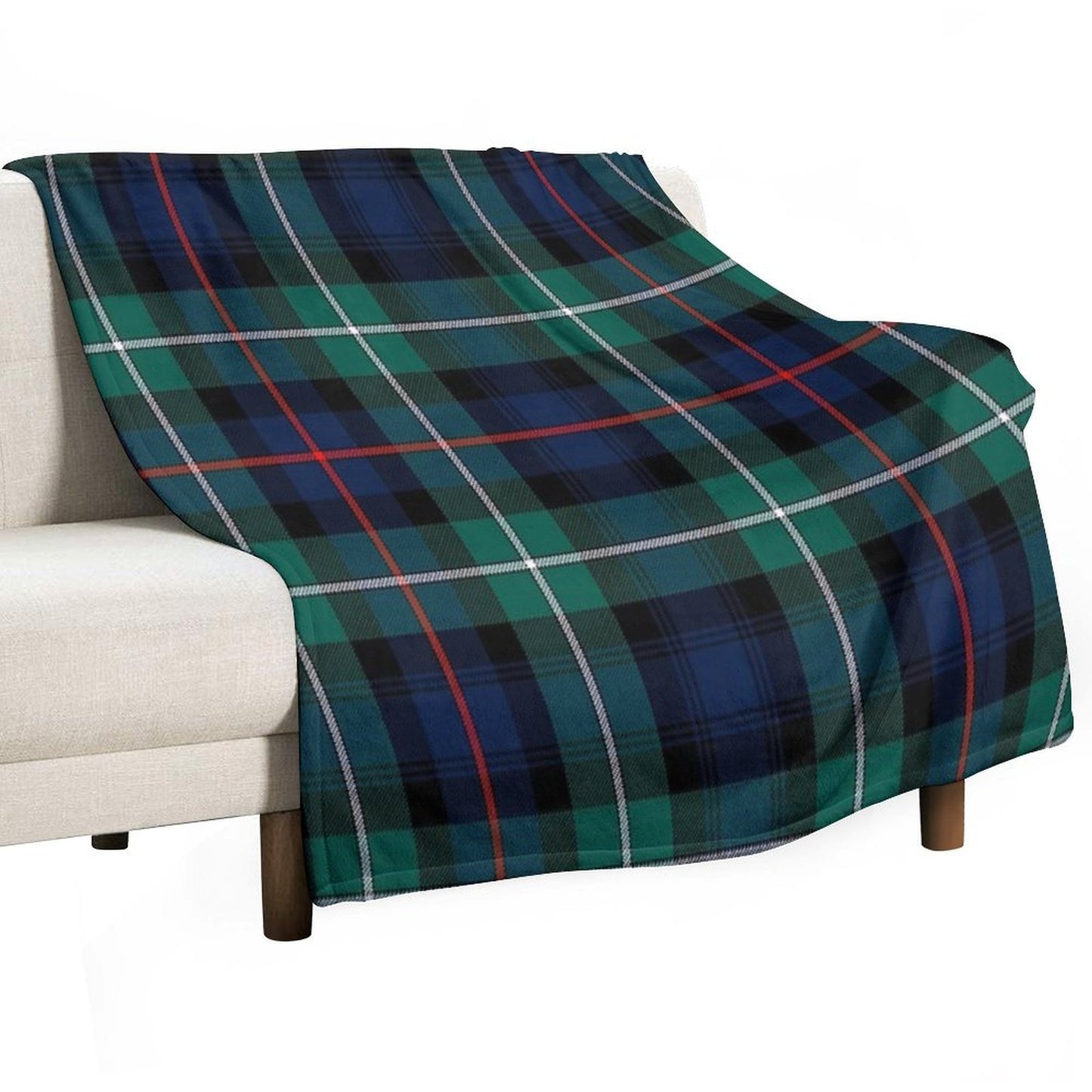 MacKenzie Modern Tartan Throw Blanket