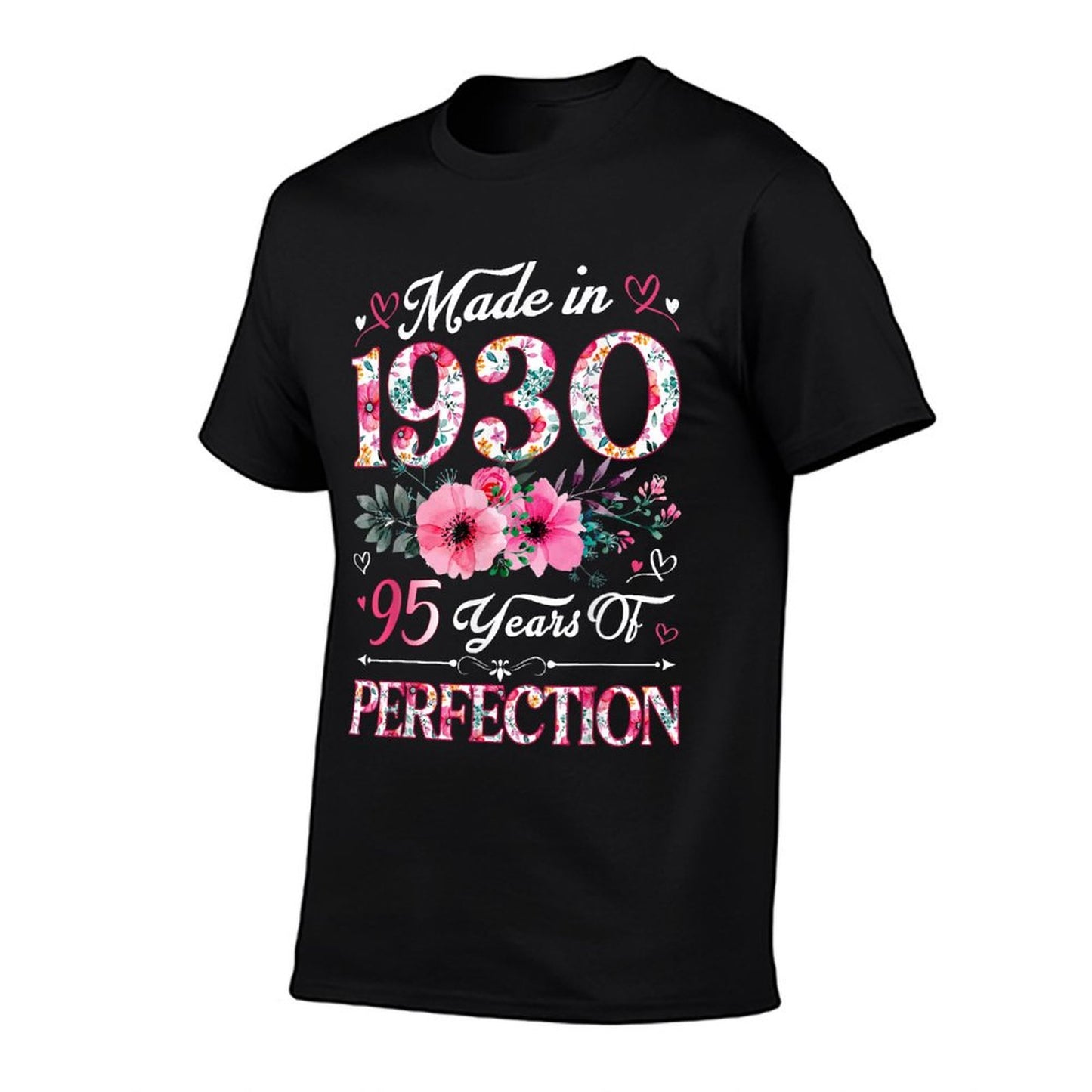 95 Year Old Made In 1930 Floral 95th Birthday Women T-Shirt