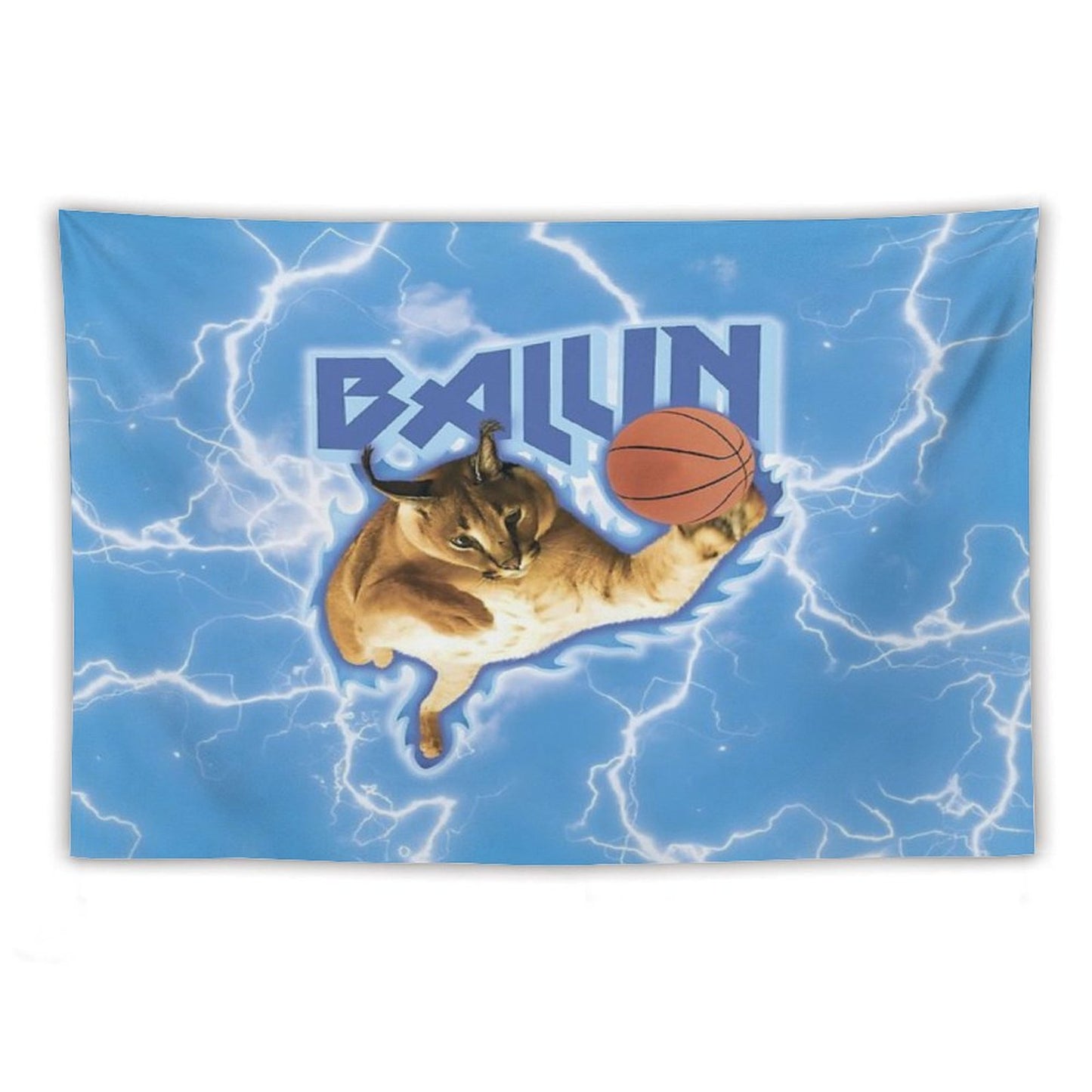 BIG FLOPPA BALLING FLAG Tapestry