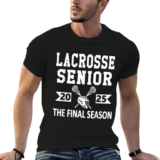 Lacrosse Senior 2025 High School Senior Night Graduation T-Shirt
