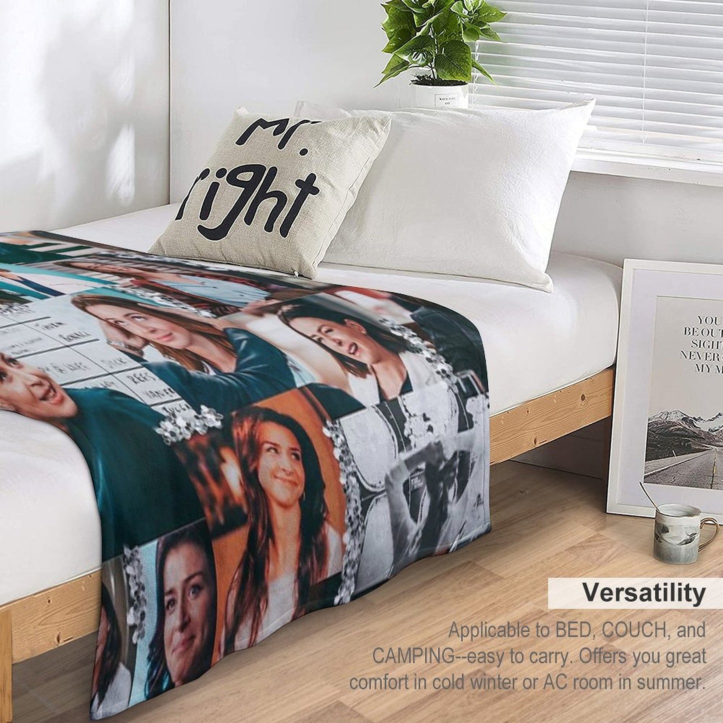 Amelia Shepherd Collage ) Throw Blanket