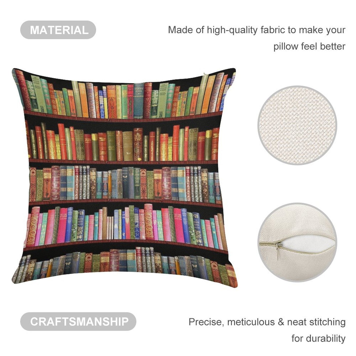 Jane Austen Antique Books, British Antique Books Linen Throw Pillow Cover