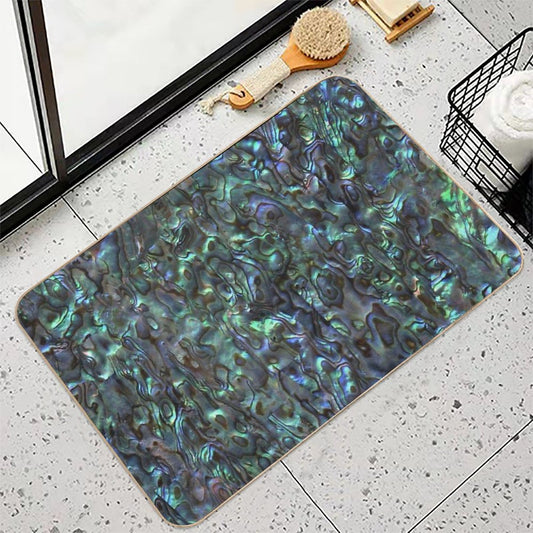 Abalone Shell Paua Shell Seashell Patterns Sea Shells Natural Bath Mat