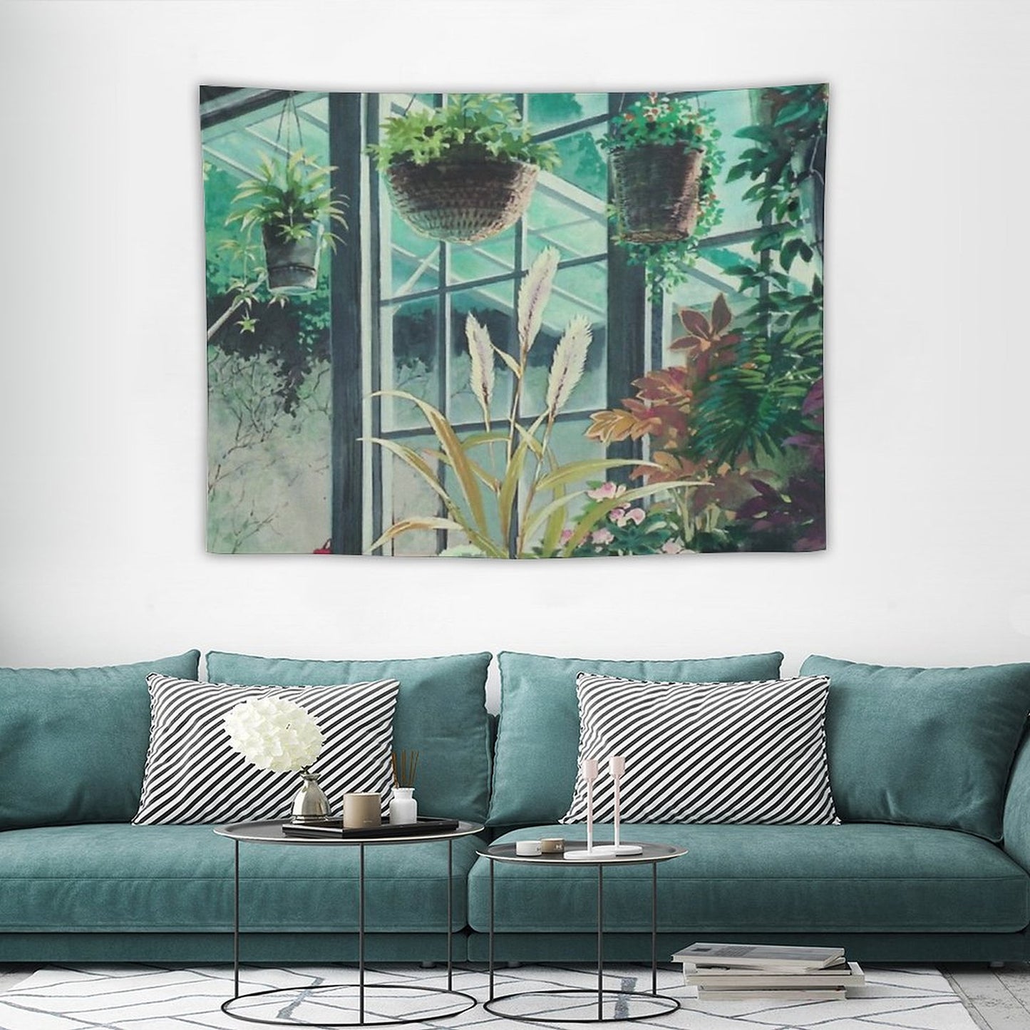 Anime Plants Scenery Tapestry
