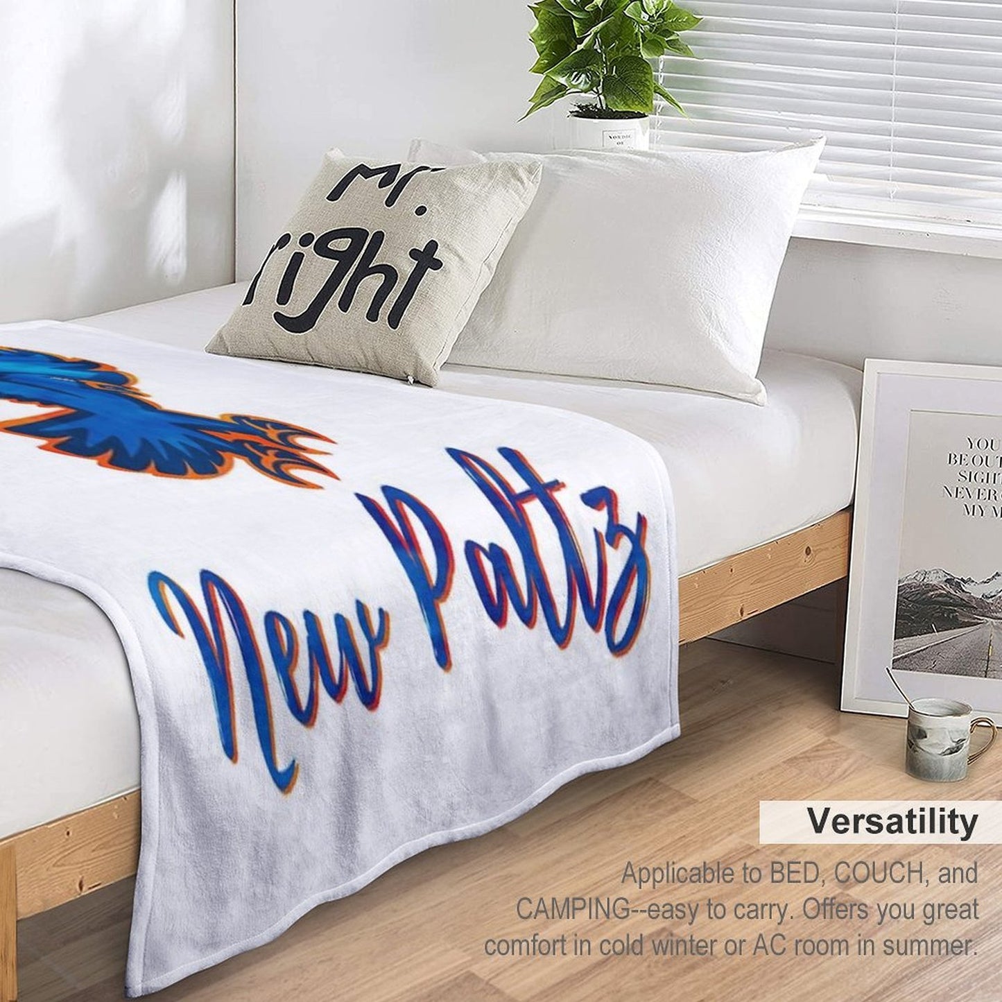 SUNY New Paltz Throw Blanket