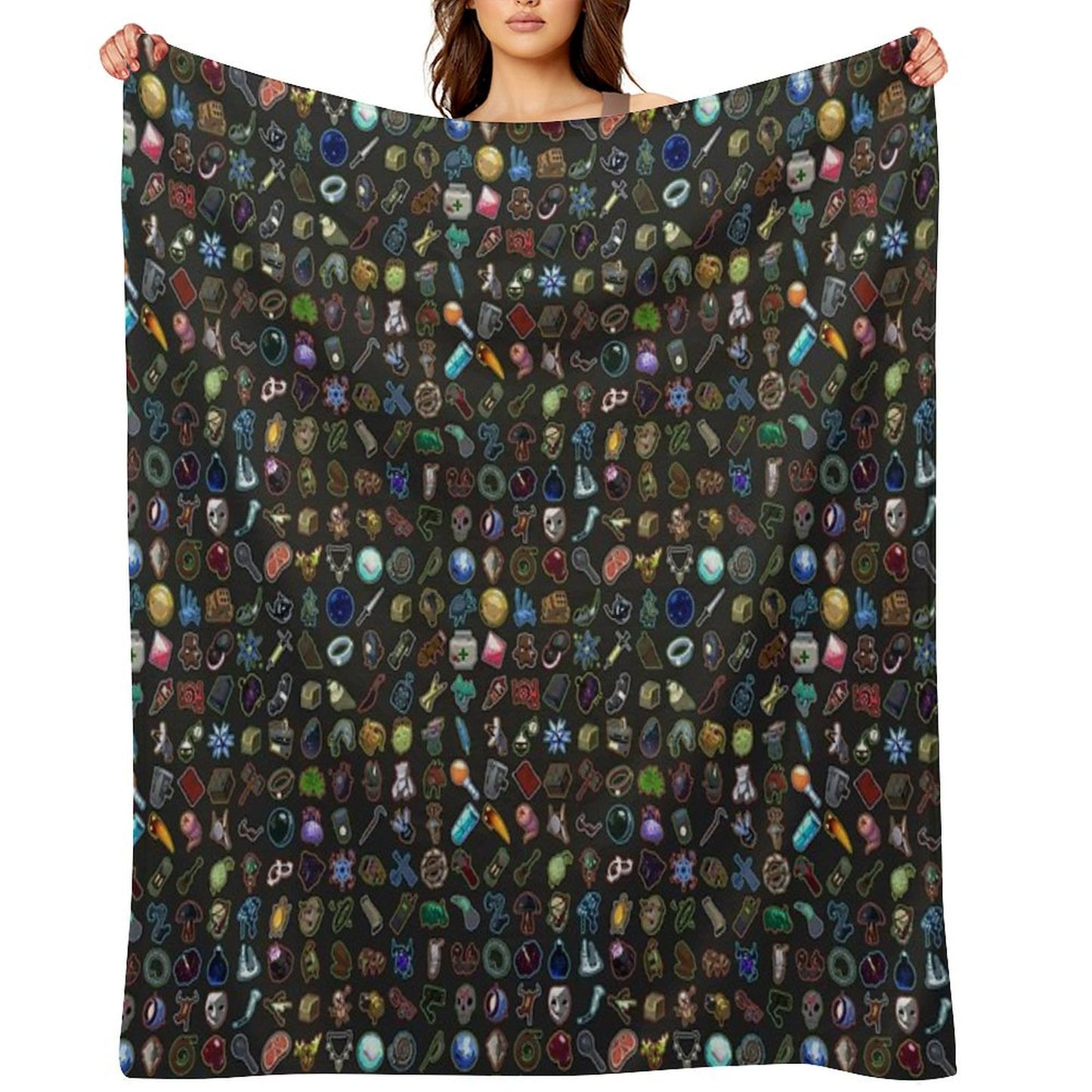 Risk of Rain 2 Items Throw Blanket